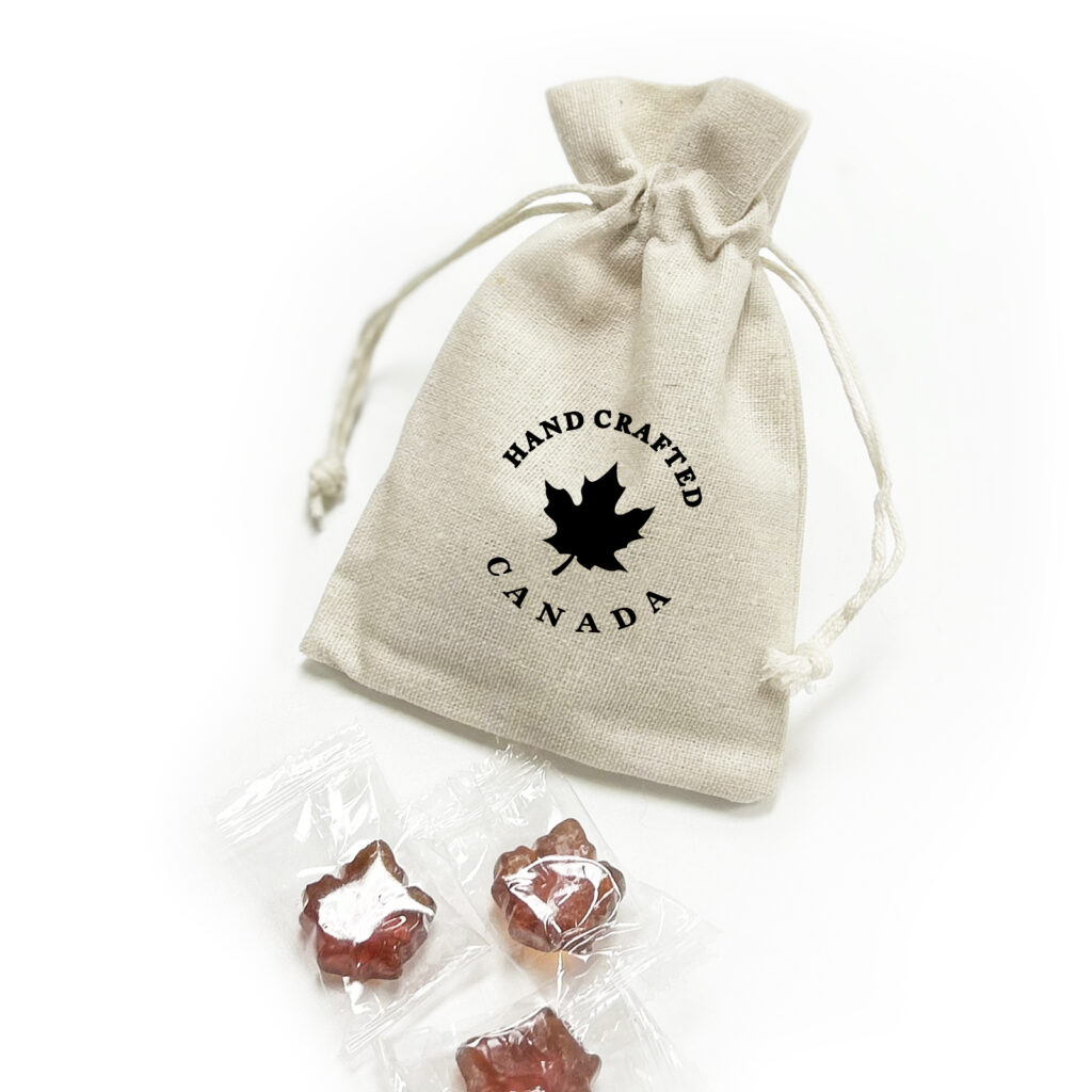 maple-candies-custom-burlap-bag-canadian-sweet-treats