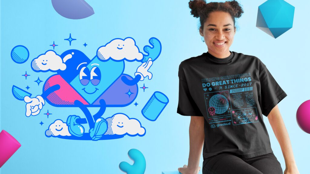 givecloud-cloudie-mascot-graphic-design-tshirt-branded-merch-apparel