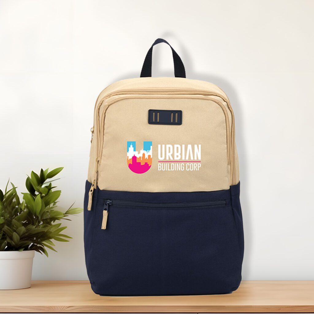 Duo Recycled Laptop Backpack unique corporate gifting