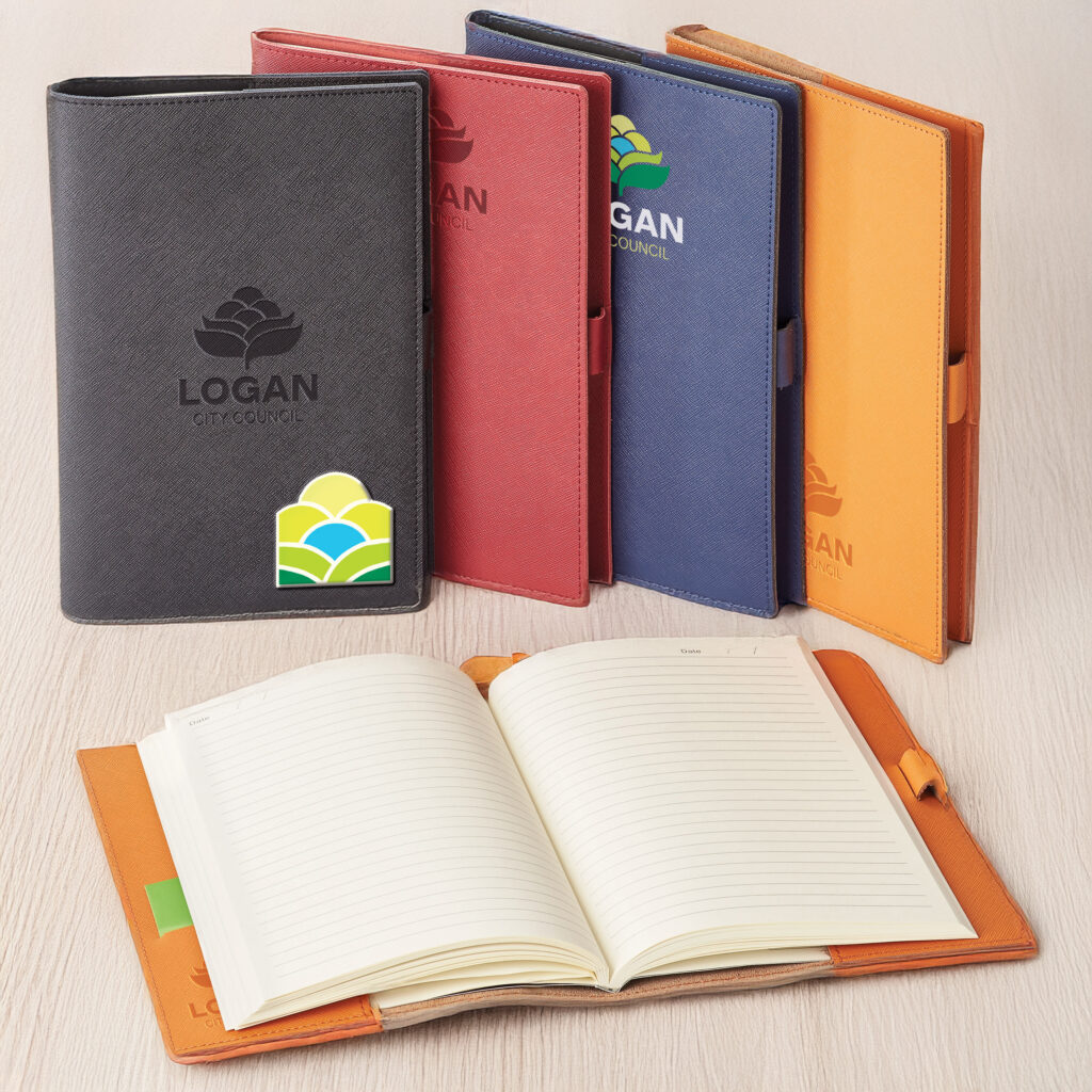 Toscano Refillable Leather Journal corporate unique gifting